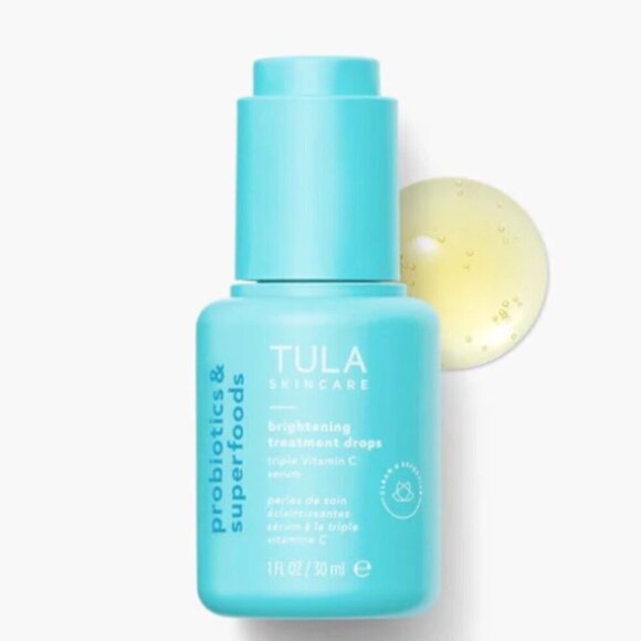 Tula Skincare Brightening Treatment Drops Triple Vitamin C Serum - Picture 1 of 5